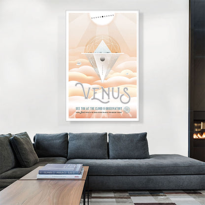 Venus Cloud 9 Observatory NASA Poster