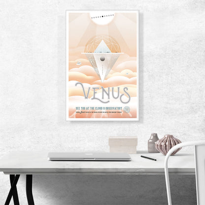 Venus Cloud 9 Observatory NASA Poster