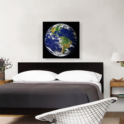 View from Space Earth North America South America Planet Earth