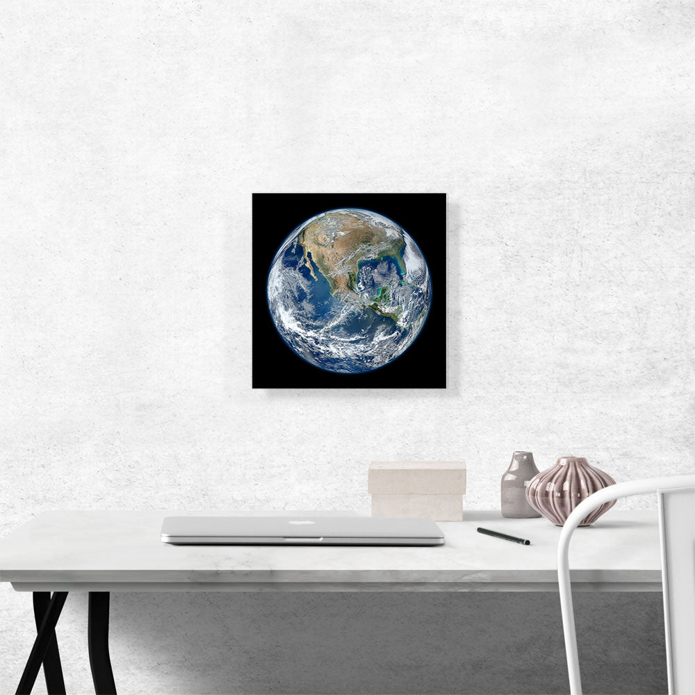 View from Space Earth North America USA Planet Earth
