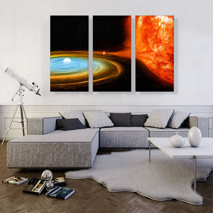 White Dwarf Devouring a Sun Star