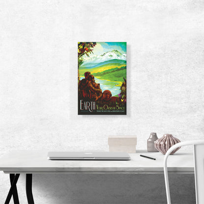Earth Your Oasis in Space There's No Place Like Home NASA Poster