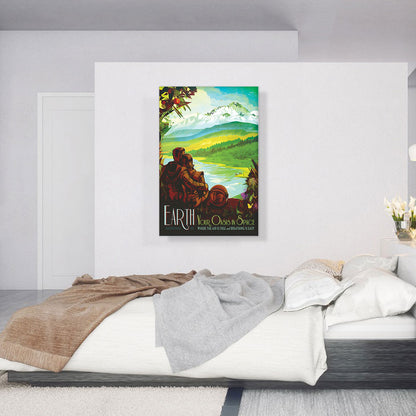 Earth Your Oasis in Space There's No Place Like Home NASA Poster