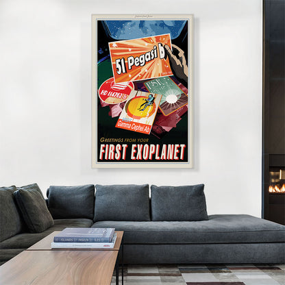 51 Pegasi B First Exoplanet NASA Poster