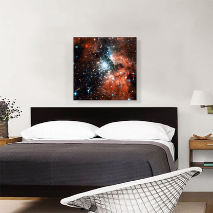 Hubble Telescope Extreme Star Cluster Bursts into Life NGC 3603