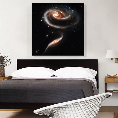 Hubble Telescope Galactic Rose Made of Galaxies Arp 273