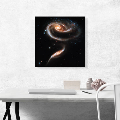 Hubble Telescope Galactic Rose Made of Galaxies Arp 273