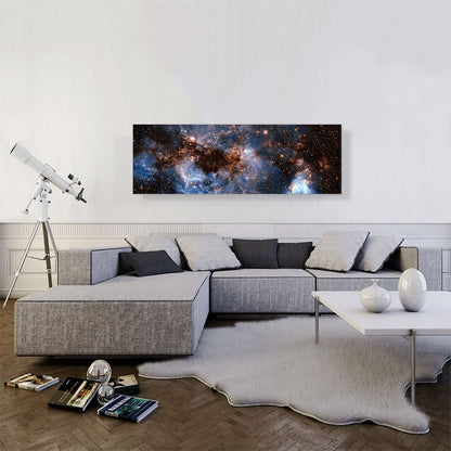 Hubble Telescope Peers Into the Storm Cream Clouds Photograph