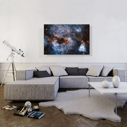 Hubble Telescope Peers Into the Storm Cream Clouds