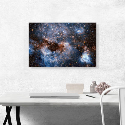 Hubble Telescope Peers Into the Storm Cream Clouds