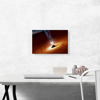 Black Holes Monsters in Space with Major Flare Jet