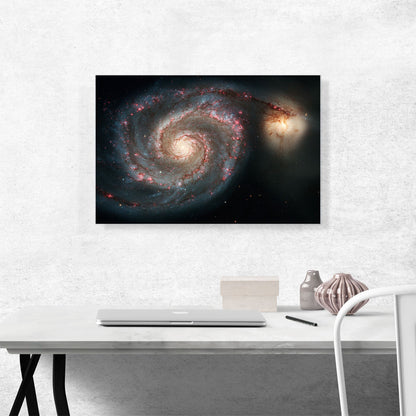Hubble Telescope Spiral Whirlpool Galaxy