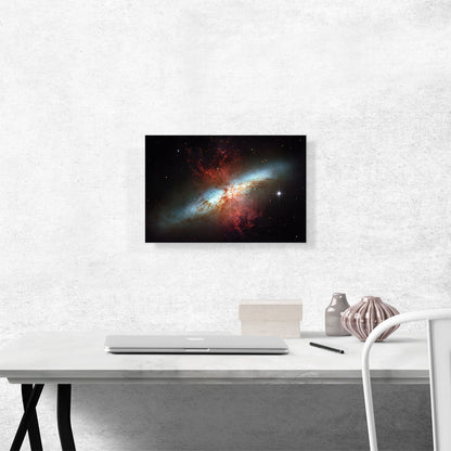 Hubble Telescope Starburst Galaxy Messier 82
