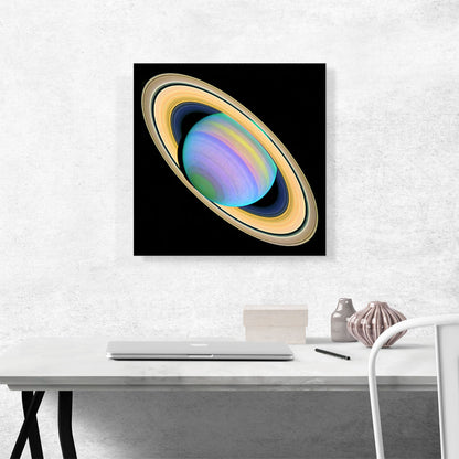 Hubble Telescope Ultraviolet Planet Saturn