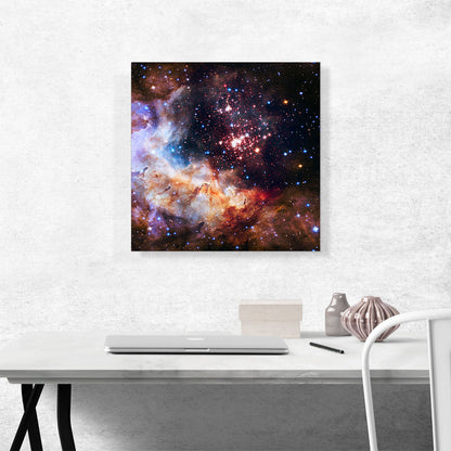 Hubble Telescope Westerlund 2 Cluster Square