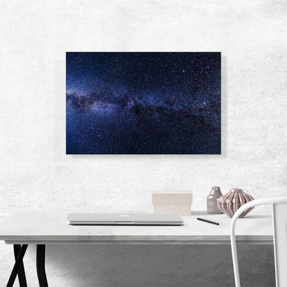 Blue Stars and Nebula in Space Hubble Telescope