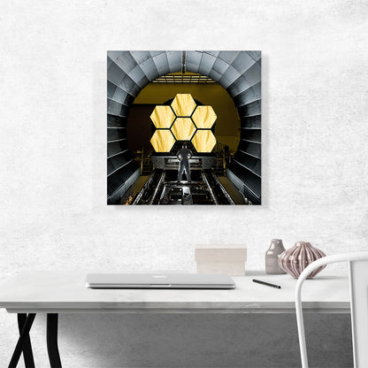 James Webb NASA Telescope Hexagonal Honeycomb Mirrors