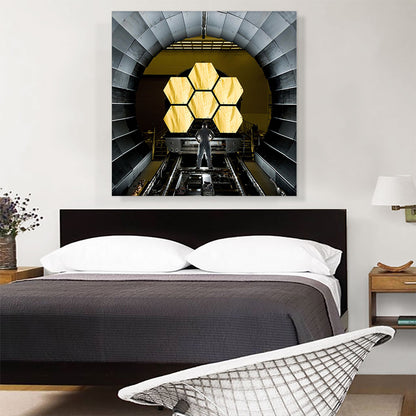 James Webb NASA Telescope Hexagonal Honeycomb Mirrors