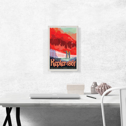 Kepler186F Grass is Redder on the Other Side NASA Poster