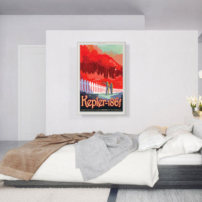 Kepler186F Grass is Redder on the Other Side NASA Poster