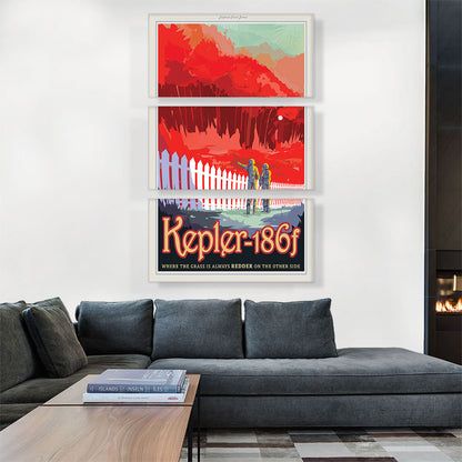 Kepler186F Grass is Redder on the Other Side NASA Poster