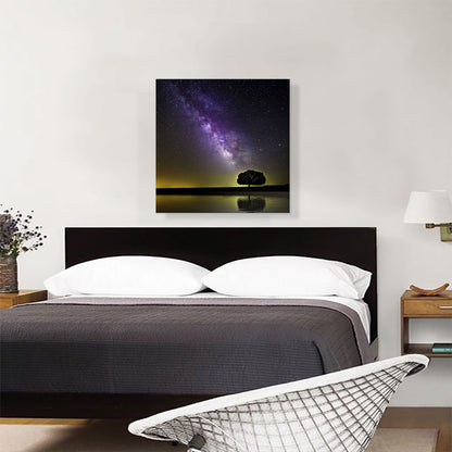 Milky Way Galaxy and Tree