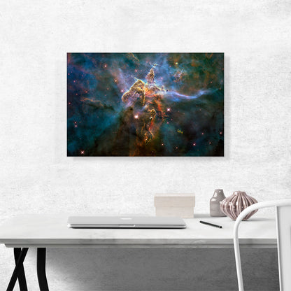 Mystic Mountain Carina Nebula Hubble Telescope NASA Rectangle