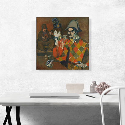 Harlequin with a Glass - Au Lapin Agile 1905