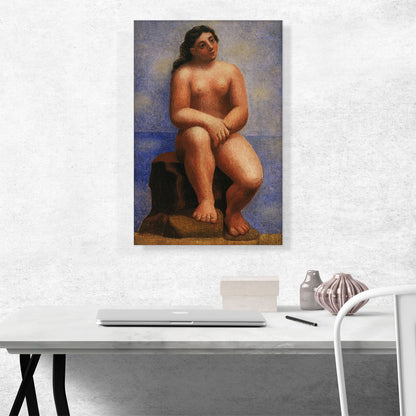 Nude Seated on a Rock 1921