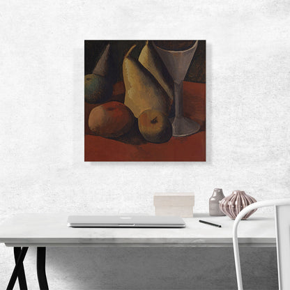 Still Life with Fruit and Glass 1908
