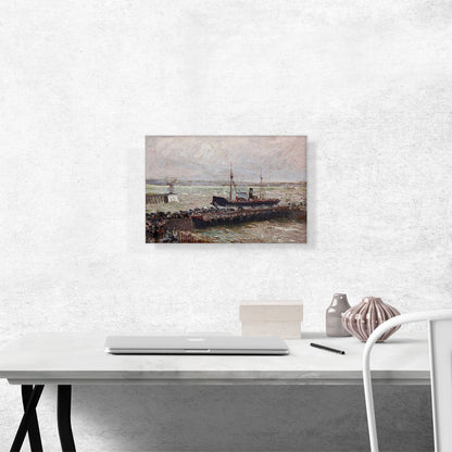 Ship Entering The Harbor At Le Havre 1903