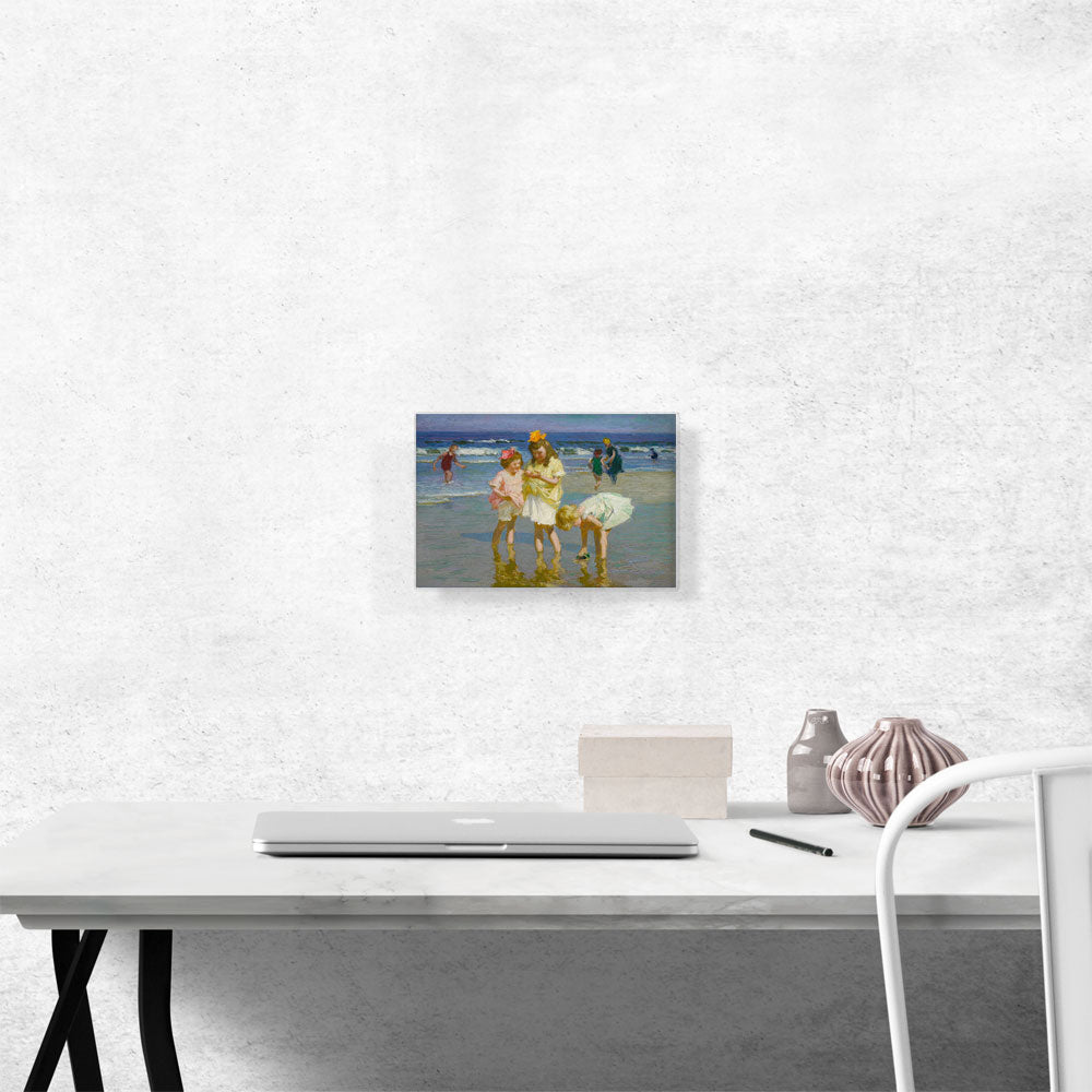 Three Girls By The Seashore