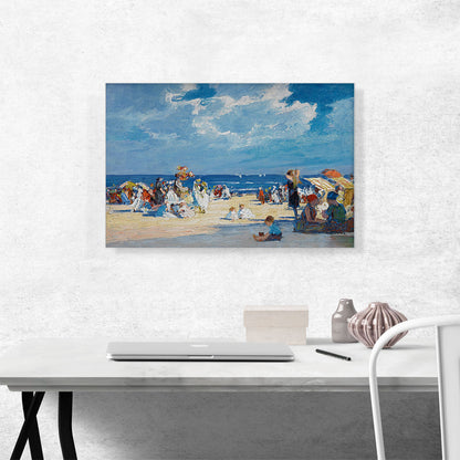 Beach Scene 1915