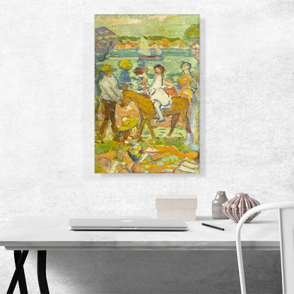 Group of Figures With Donkey 1915