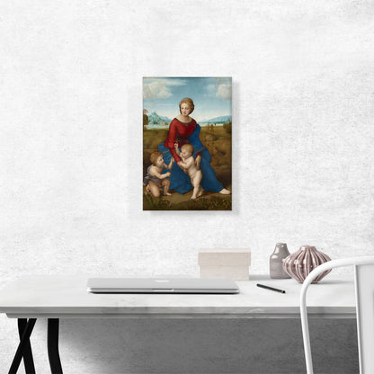 Madonna of the Meadow - The Madonna with the Christ Child and Saint John the Baptist 1506