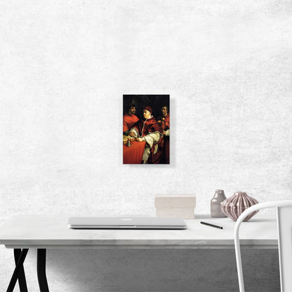 Portrait of Pope Leo X with Two Cardinals 1519