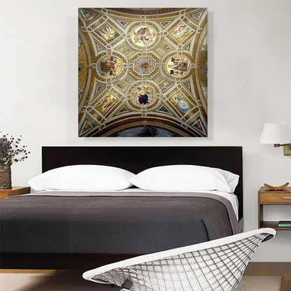 Ceiling Done by Raphael - Stanza della Segnatura