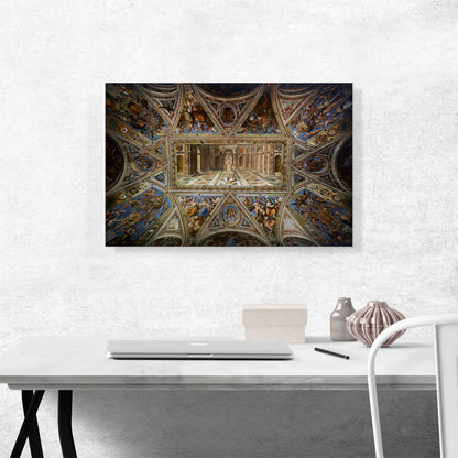 Ceiling of Constantine Sala di Costantino Vatican Museums
