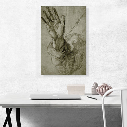 Upraised Right Hand, with Palm Facing Outward 1520