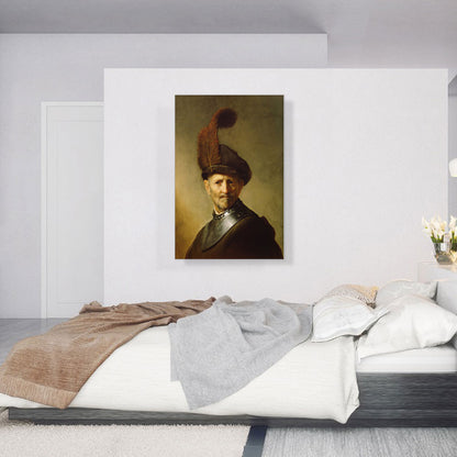 Old Man In Military Costume 1631