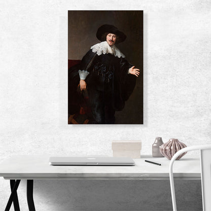 Portrait of a Man Rising from His Chair 1633