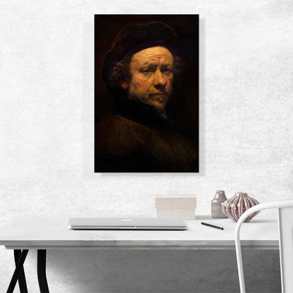 Self-Portrait with Beret and Turned-Up Collar 1659