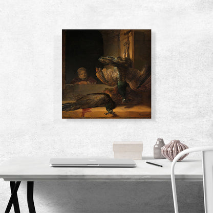 Still Life with Peacocks 1639