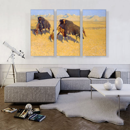 Indians Simulating Buffalo 1908