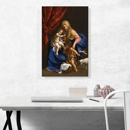 Madonna And Child With Infant Saint John Baptist