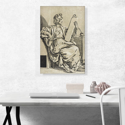 Seated Sibyl With Tablet 1640