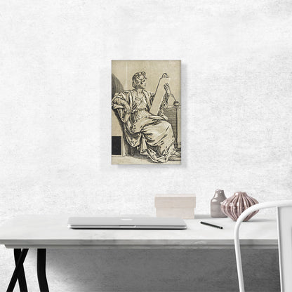 Seated Sibyl With Tablet 1640