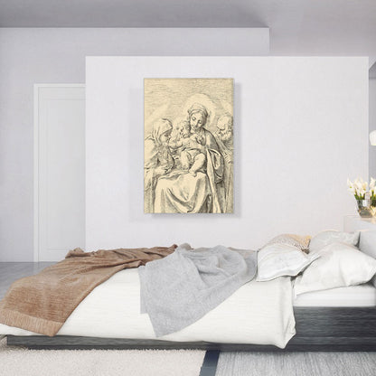The Holy Family With Saint Clare