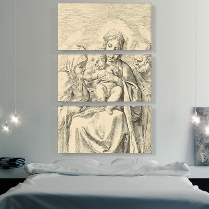 The Holy Family With Saint Clare