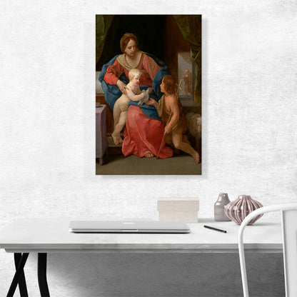 Virgin And Child With Saint John The Baptist 1640
